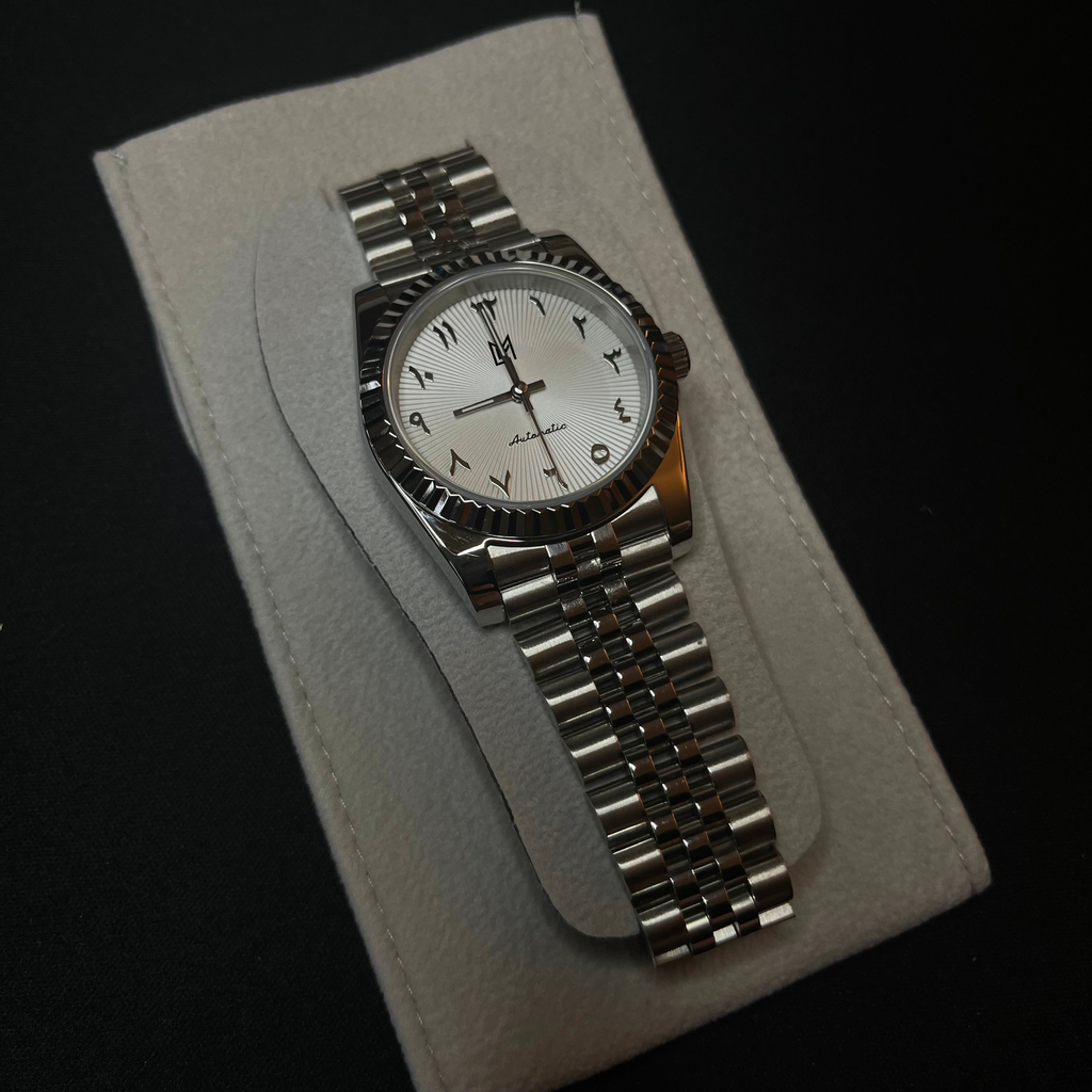Mod Datejust Arabic Dial Light Blanc